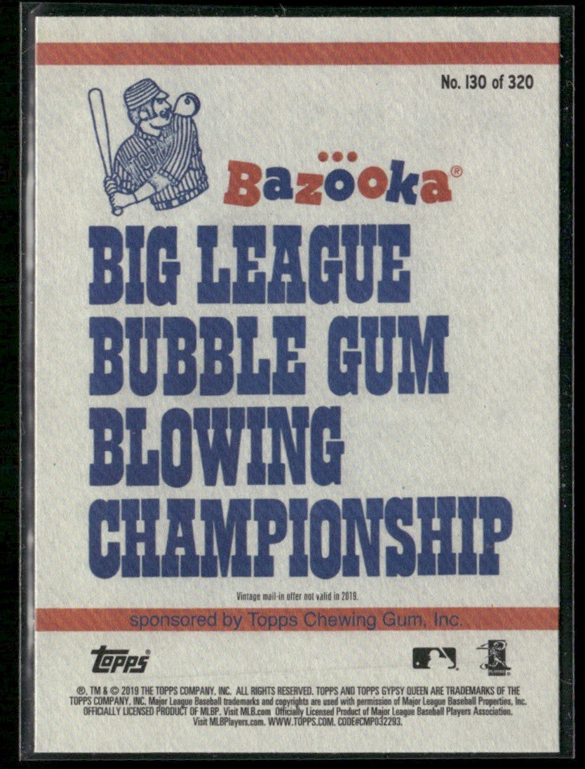 Michael Kopech 2019 Topps Gypsy Queen Bazooka Back RC #130 Chicago White Sox