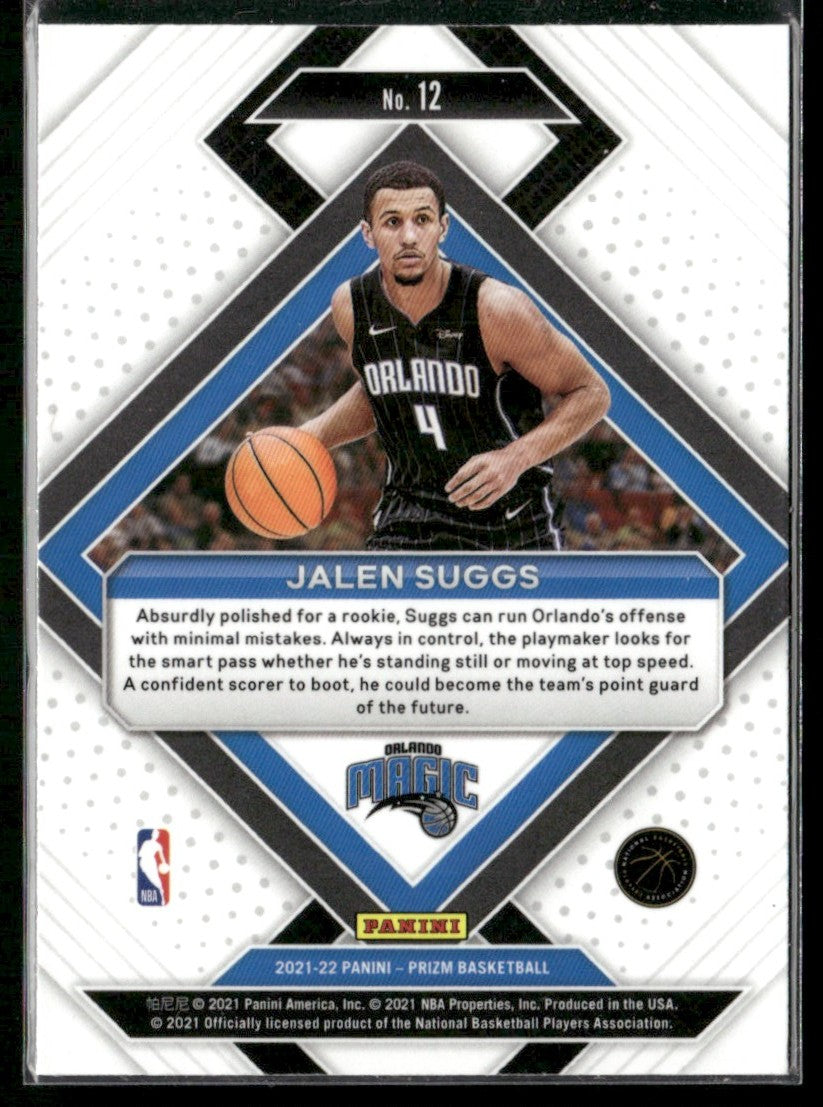Jalen Suggs 2021 Panini Prizm Emergent RC #12 Orlando Magic