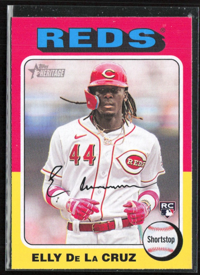 Elly De La Cruz 2024 Topps Heritage RC #473 Cincinnati Reds