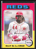 Elly De La Cruz 2024 Topps Heritage RC #473 Cincinnati Reds