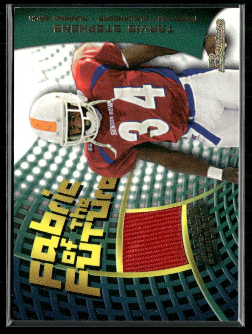 Travis Stephens 2002 Bowman Fabric of the Future Game Worn Jersey #FF-TS