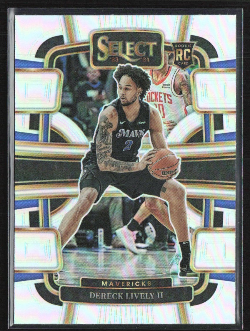 Dereck Lively II 2023 Panini Select Concourse Silver Prizm RC #76