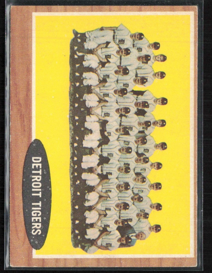 Detroit Tigers 1962 Topps #24 Detroit Tigers
