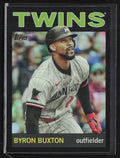 Byron Buxton 2025 Topps Archives 1964 Black Foilboard #67 Minnesota Twins