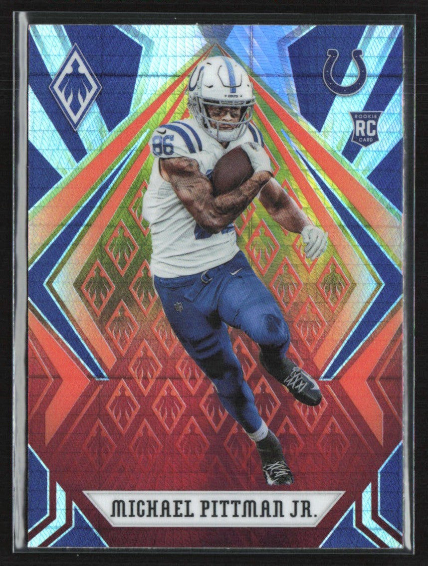 Michael Pittman Jr. 2020 Panini Phoenix Fire Burst RC AUTO #122