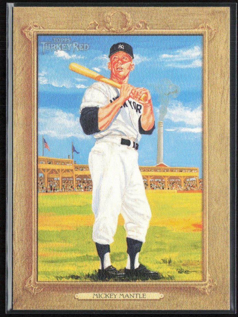 Mickey Mantle 2007 Topps Turkey Red #34 New York Yankees