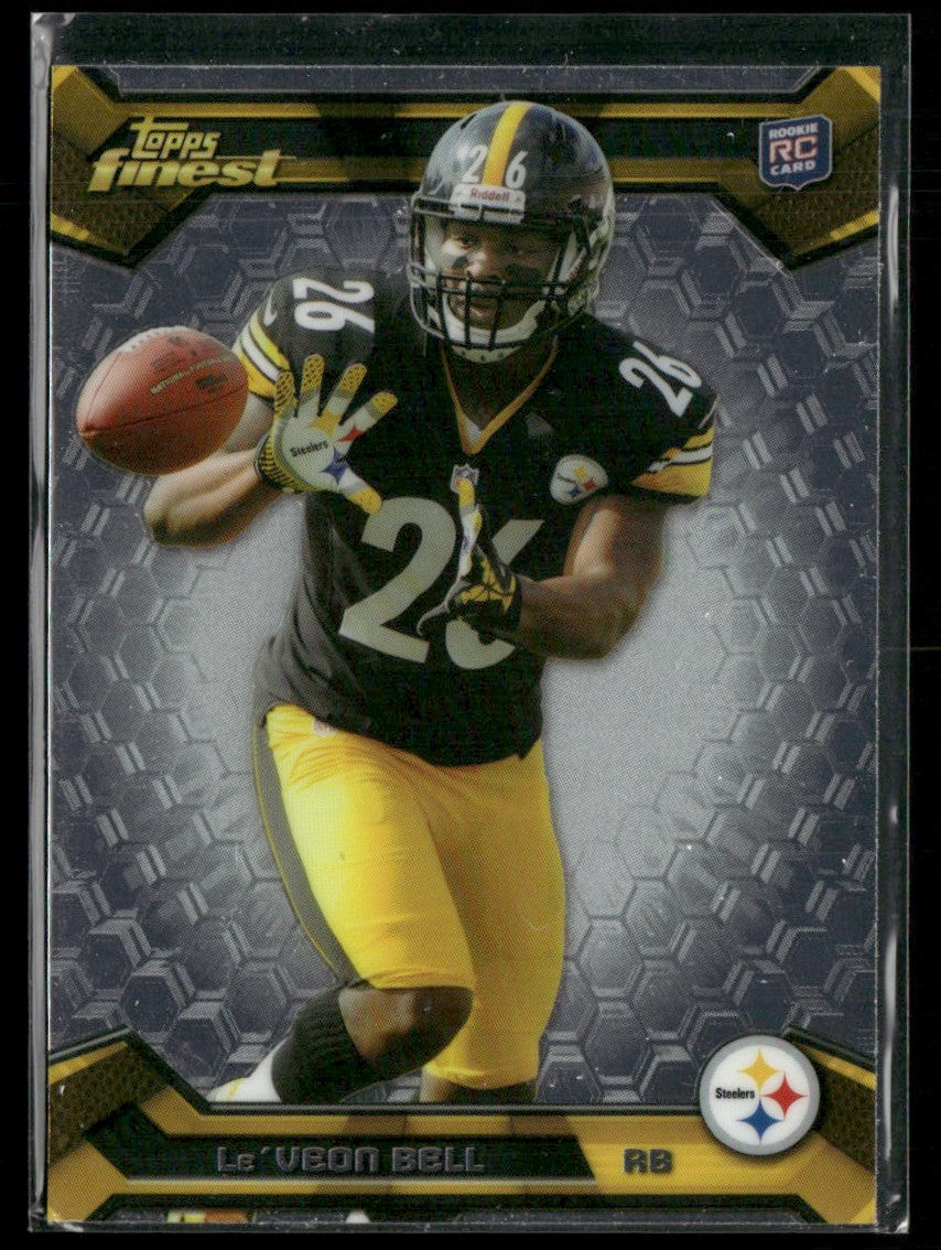 Le'Veon Bell 2013 Topps Finest RC #141 Pittsburgh Steelers