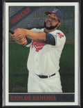 Carlos Santana 2015 Topps Heritage Chrome /999 #THC-448 Cleveland Indians