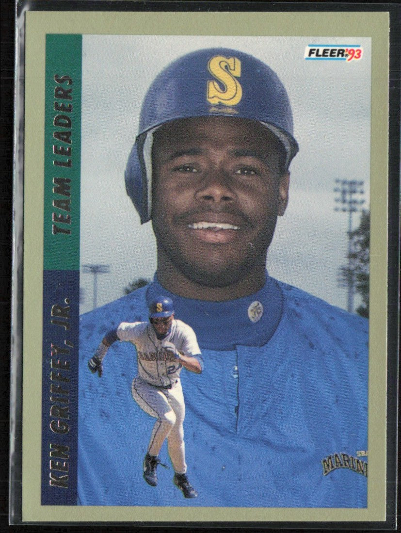 Ken Griffey Jr. 1993 Fleer Team Leaders #10 Seattle Mariners