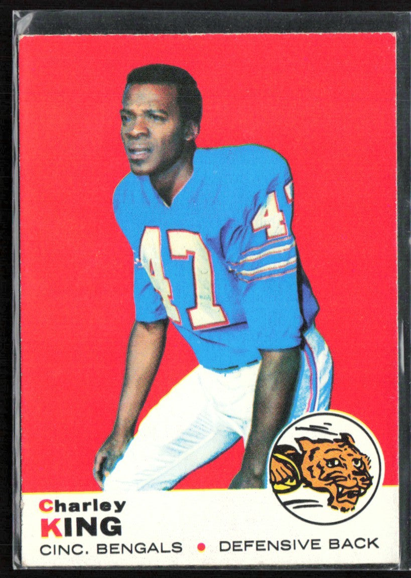 Charley King 1969 Topps RC #79 Cincinnati Bengals