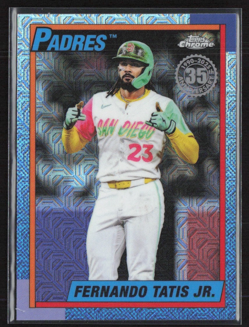 Fernando Tatis Jr 2025 Topps 1990 Chrome Silver Pack #U90C-19 San Diego Padres