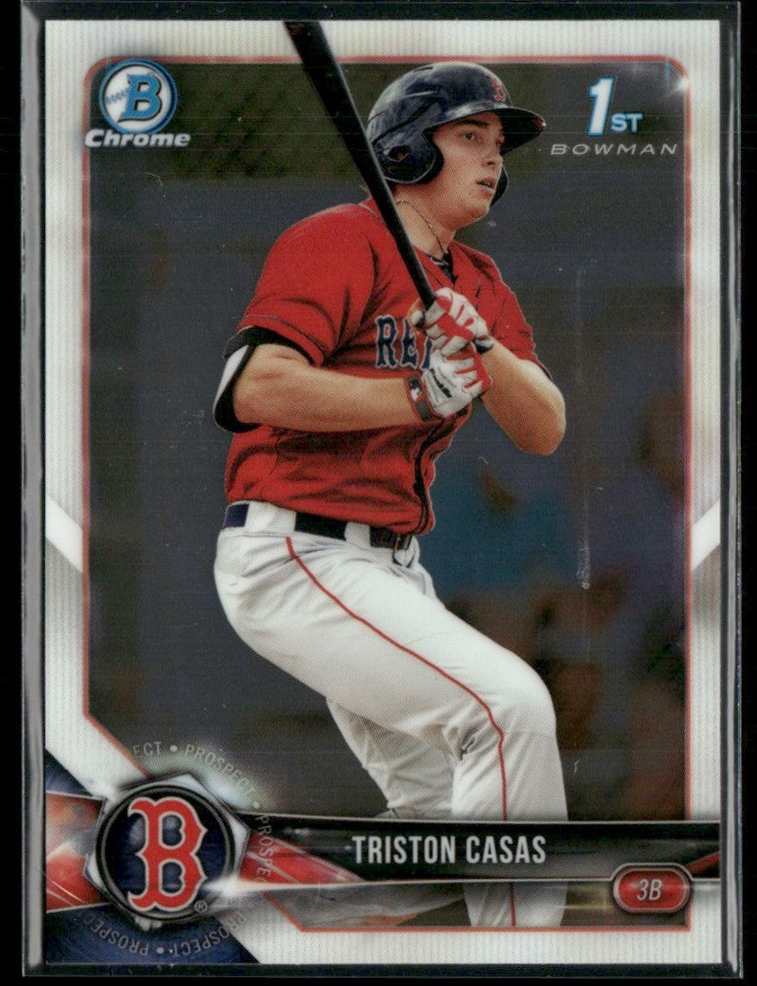 Triston Casas 2018 Bowman Draft Chrome 1st #BDC-171 Boston Red Sox