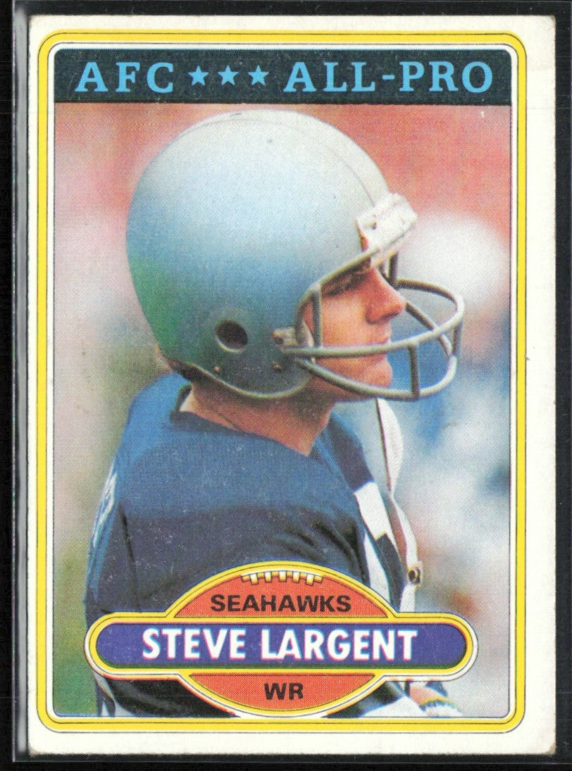 Steve Largent 1980 Topps #450 Seattle Seahawks