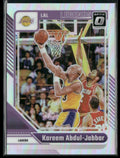 Kareem Abdul-Jabbar 2024 Donruss Optic Holo Silver Prizm #228 Los Angeles Lakers