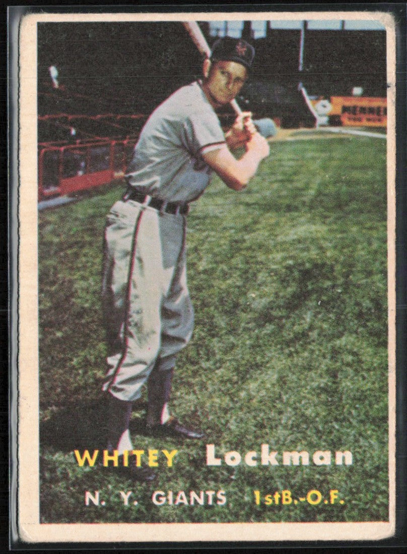 Whitey Lockman 1957 Topps #232 New York Giants