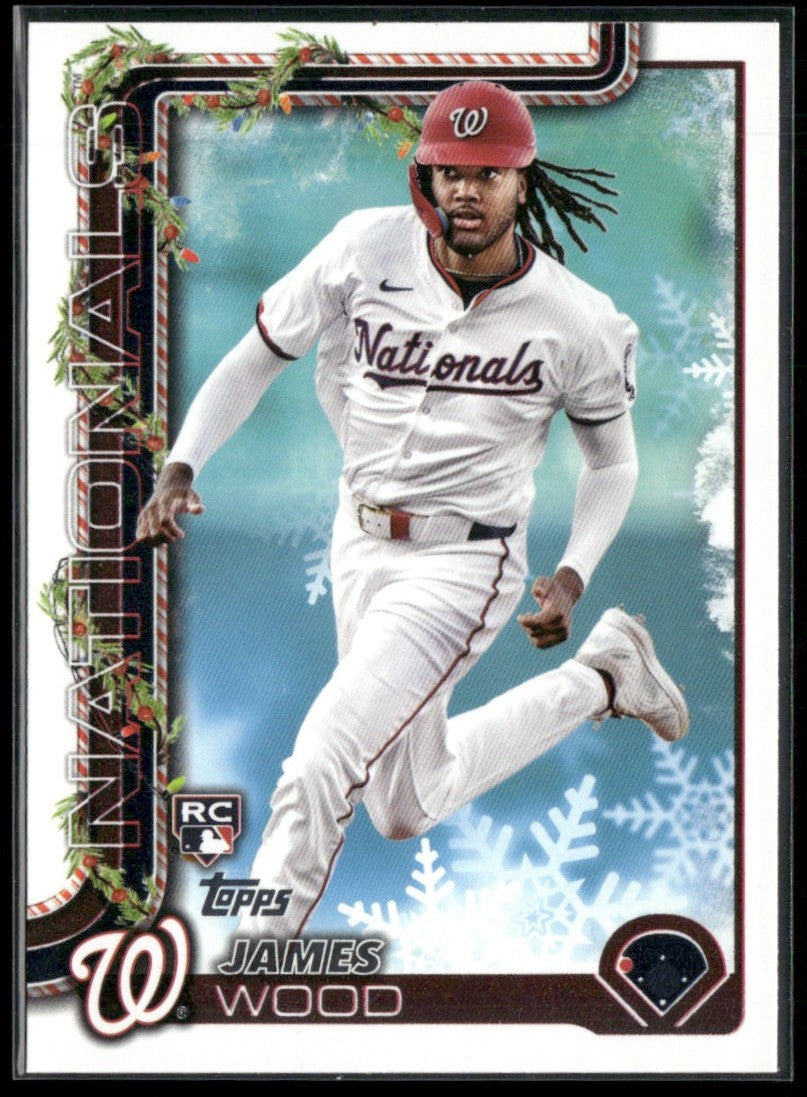 James Wood 2025 Topps Holiday RC #H94 Washington Nationals